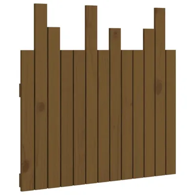 Produktbild von vidaXL Wand-Kopfteil Honigbraun 82,5x3x80 cm Massivholz Kiefer