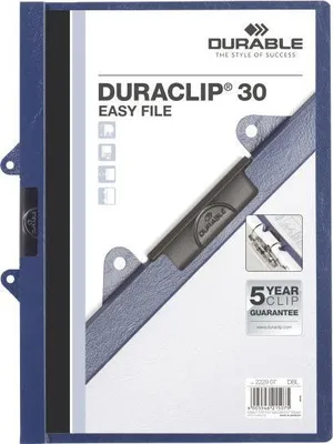 Immagine prodotto di DURABLE 222907 25 DURABLE Klemmhefter 30 EASY FILE  dunkelblau
