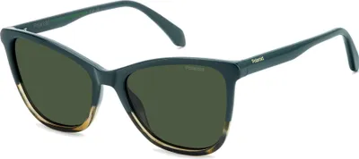 Produktbild von Polaroid PLD 4194/S TEAL HAVANA/GREEN POLARIZED 55/17/140 Damenbrillen Sonnenbrillen