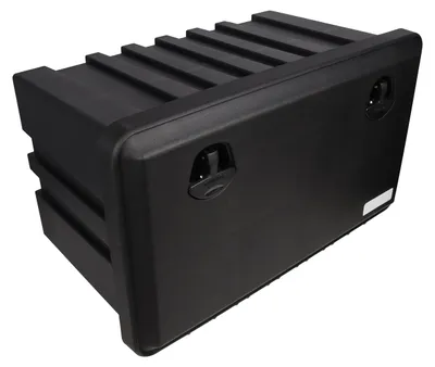Image de Boîte de rangement pour remorque avec serrure, capacité de 127 litres, dimensions 827 x 500 x 470 mm