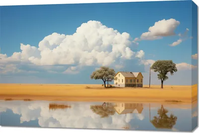 Zdjęcie produktu dla Obraz 90x60cm Domostwo
