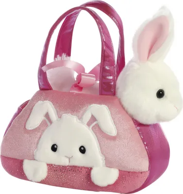 Obrázok produktu pre Fancy Peek-a-Boo králik ružovo-biely v taške na prenášanie cca 21 cm - plyšová figúrka