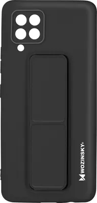Produktbild von Wozinsky Kickstand Case Silikonhülle mit Ständer Samsung Galaxy A42 5G schwarz