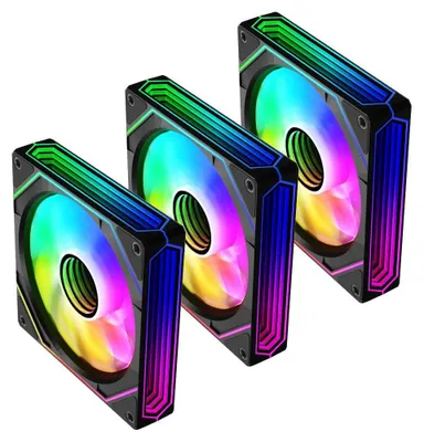 Produktbild von RGB-Lüfter 120mm, 3er-Pack, ARGB, Infinity PC-Lüfter