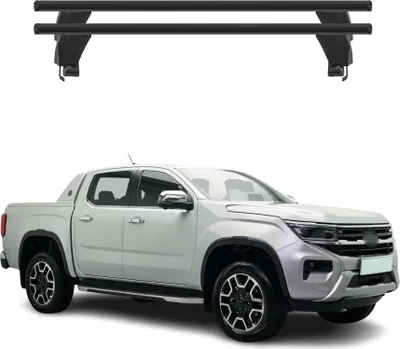 Produktbild von Menabo Dachträger Grundträger für VW Amarok mk2 2022-2025 Alu Schwarz 2tlg