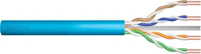 Produktbild von Digitus CAT 6A U/UTP Datenkabel - Verlegekabel, 500 m, Simplex, Dca, 500 m, Cat6a, U/UTP (UTP), Blau