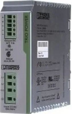 Obrázek produktu pro Phoenix Contact TRIO-PS/3AC/24DC/ 5, 120 W, 320 - 575 V, 45 - 65 Hz, 89%, 1474000 h, Zelená, Šedá