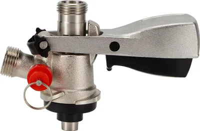 Obrázok produktu pre G5/8 S Type Draft Beer Keg Coupler Dispenser with Pressure Relief Valve Home Brewing System