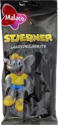 Produktbild von Malaco Stjerner Lakrids 92g