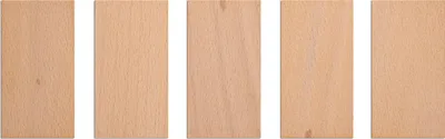 Produktbild von Holzdochte für Kerzen, 75 x 40 x 1 mm, 5 Stück
