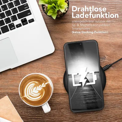 Produktbild von EAZY CASE Clear Hybrid Bumper Hülle für Samsung Galaxy S24 Plus, Handyhülle stoßfest mit Kameraschutz, Handycase dünn in Schwarz