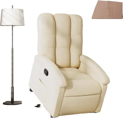 Zdjęcie produktu dla VidaXL 3204101, Tkanina, Kremowy, Pianka, 110 kg, 700 mm, 930 mm