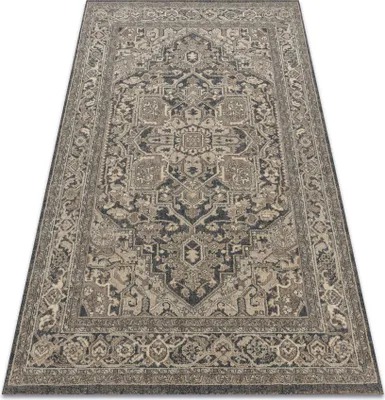 Produktbild von Wollteppich LEGEND 468 10 GB500 OSTA - Rosette, Rahmen, exklusiv grau / beige beige 240x340 cm