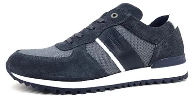 Immagine prodotto di Scarpe da uomo Salamander, sneakers stringate, colore grigio, casual
