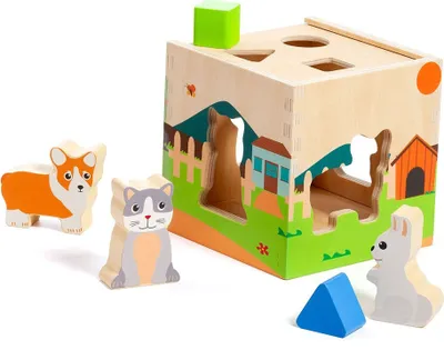 Obrázek produktu pro Dřevěná kostka na aktivity