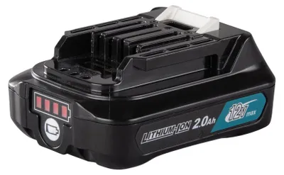Produktbild von Makita 197396-9, Akku, Lithium-Ion (Li-Ion), 2 Ah, 12 V, Makita, Schwarz