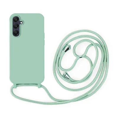 Produktbild von Handykette für Samsung Hanyhülle mit Band Hülle mit Kodel Smartphone Halskette Galaxy A25 Mintgrün