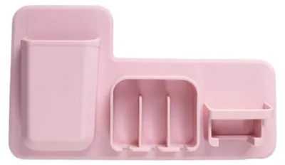 Image de Solidchoice - Support mural en silicone, étanche, pour brosses à dents