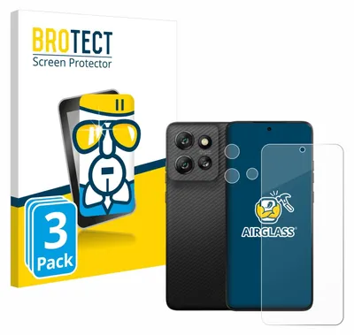 Produktbild von 3x BROTECT Schutzglas für Motorola ThinkPhone 25 (Display+Kamera) Schutzfolie Panzer Folie Glas Display Schutz klar