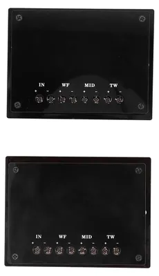 Produktbild von 2 Stück Lautsprecher-Frequenzteiler 3-Wege HighPower 300W Schwarz Universal für Automobile