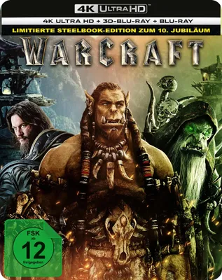 Produktbild von Warcraft: The Beginning (4K Ultra HD Blu-ray, 3D & 2D Blu-ray im Steelbook)