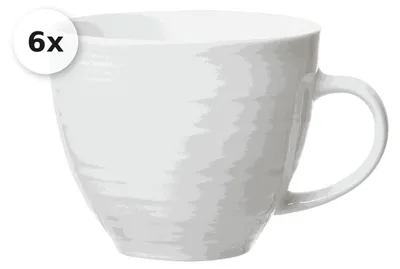 Produktbild von Kaffeetasse 260ml 6er Set Suomi creme-weiss