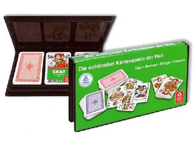 Produktbild von Spielkartenkassette Romme und Skat