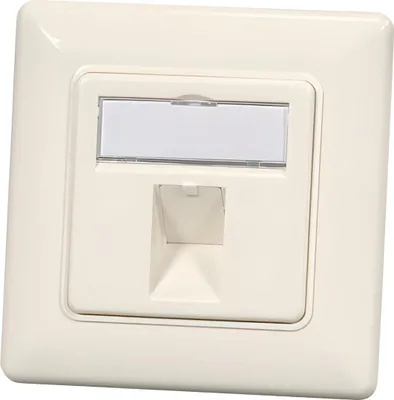 Produktbild von EFB Rahmenset 1-Port, für Keystones, DIN49075, weiß