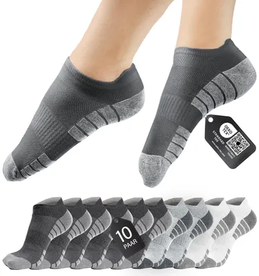 Zdjęcie produktu dla HELDENWERK® – 10 par wysokiej jakości sportowych skarpet/skarpet do sneakersów dla mężczyzn i kobiet