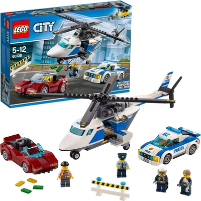 Zdjęcie produktu dla LEGO City High-speed Chase, Zestaw do budowania, 5 lat(a), 294 szt., 610 g