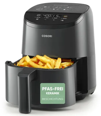 Produktbild von COSORI Heißluftfritteuse klein 2L, Mini-Airfryer für 1 Person, ideal für Camping