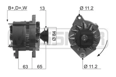 Produktbild von Lichtmaschine Generator 55A