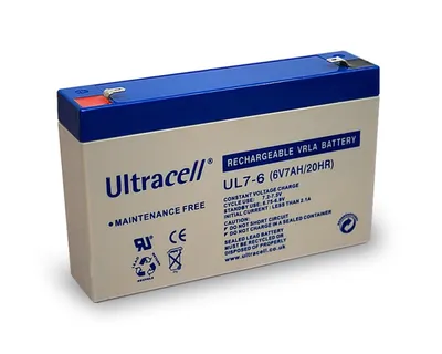 Produktbild von Wentronic 46759, 7000 mAh, Plombierte Bleisäure (VRLA), 6V