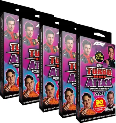 Produktbild von Topps - Turbo Attax Formel 1 2023 - 5 Blister
