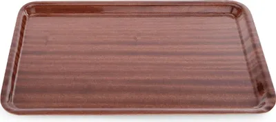 Zdjęcie produktu dla Taca MDF drewnopodobna kwadratowa brązowa 60 x 45 cm Taca 90