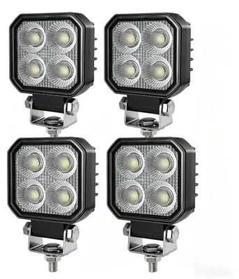 Image de Lampe de travail, haute luminosité, conception étanche, 4 pièces, 4 LED par pièce