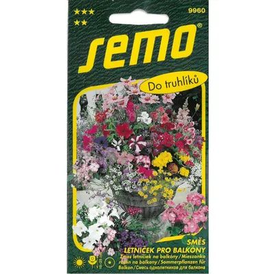 Obrázok produktu pre Zmes letničiek na balkóny SEMO 9960