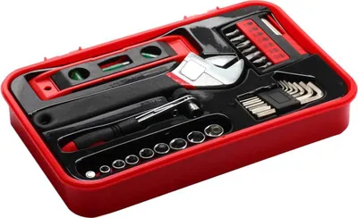 Produktbild von SCHMIDT security tools Werkzeug Set TS-27 Handwerkzeug Box 27-teilig