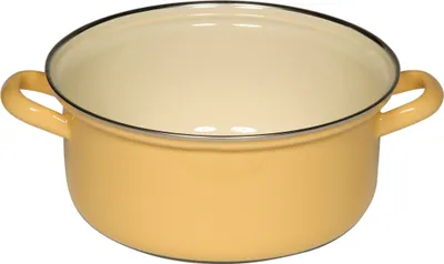 Produktbild von Riess Kasserolle mit Chromrand 20 cm 2,00 l 0280-006 goldgelb