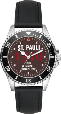 Produktbild von KIESENBERG Herrenuhr Armbanduhr St. Pauli Geschenk Artikel Idee Fan Analog Quartz L-11008