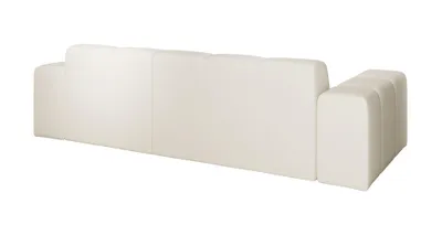 Produktbild von Sofa ohne Schlaffuktion, Ecksofa L-Form Veloursstoff, Rechts Sofa, Beige Fogo