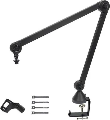 Produktbild von Ibenzoa® Mikrofonarm mit Metall-Tischklemme – verstellbarer Studio- und Podcastarm für dynamische & Kondensator-Mikrofone