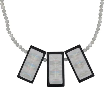Produktbild von Steuer Modeschmuck Kette Metall 49 weiß 445050010