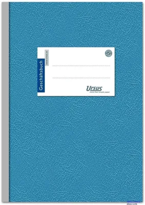 Produktbild von Geschäftsbuch A5 70g/qm Hartpappe 96 Blatt liniert
