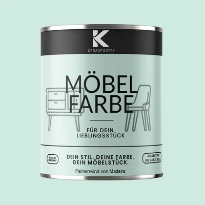 Produktbild von Kenzopaints 750ml Möbelfarbe Möbellack - Palmenwind von Madeira