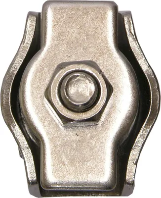 Produktbild von Drahtseilklemme Simplex Seilklemme mit Schraube für ø 4mm Drahtseil A4 Edelstahl