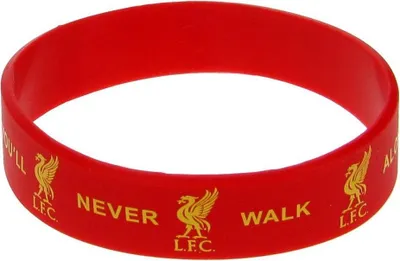 Produktbild von Liverpool FC offizielles Silikon-Armband TA1309 (Einheitsgröße) (Rot)