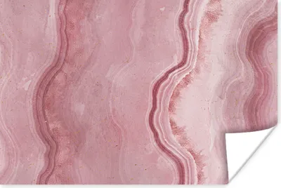 Produktbild von MuchoWow® Poster Rose - Achat Geode - Steine - Kristall 60x40 cm - Schlafzimmerdekoration