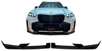 Produktbild von Spoilerlippe Stoßstange Spoiler Lippenschürze für BMW X5 G05 LCI 2023- M-Sport Glänzend Schwarz.