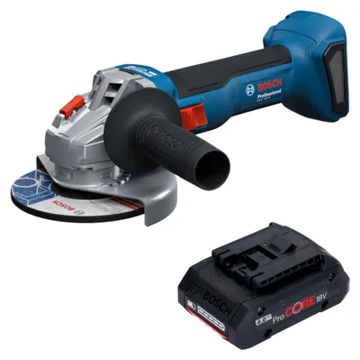 Zdjęcie produktu dla Bosch GWS 18V-8 Professional akumulatorowa szlifierka kątowa 18 V 125 mm bezszczotkowa ( 06019N9000 ) Solo - bez akumulatora, bez ładowarki
